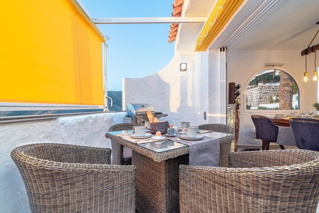 Mogan Luxury Apartment, Sea Views, Jacuzzi And Sauna. Eksteriør billede