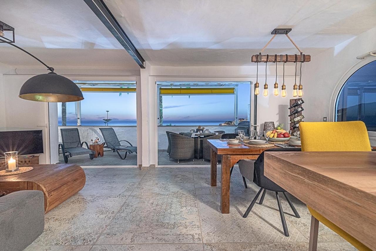 Mogan Luxury Apartment, Sea Views, Jacuzzi And Sauna. Eksteriør billede
