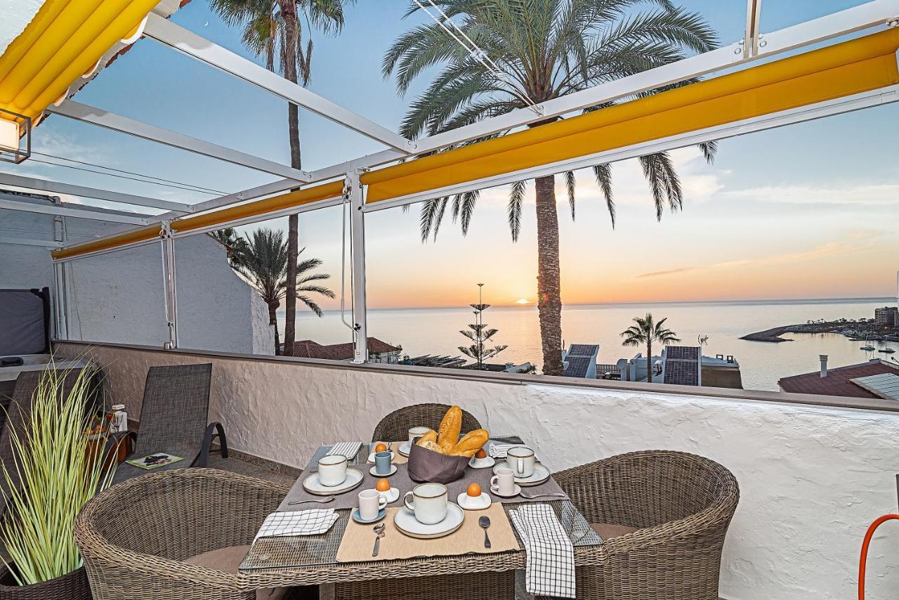 Mogan Luxury Apartment, Sea Views, Jacuzzi And Sauna. Eksteriør billede